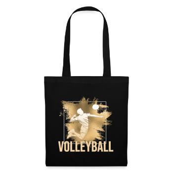 Volleyball - Stoffbeutel - Schwarz - Vorne