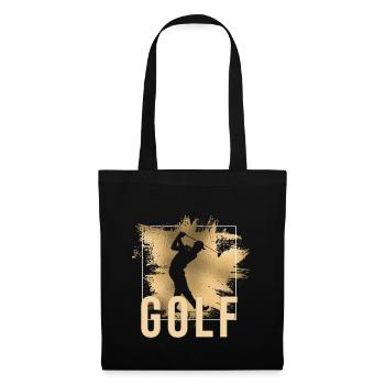 Golfsport - Stoffbeutel - Schwarz - Vorne
