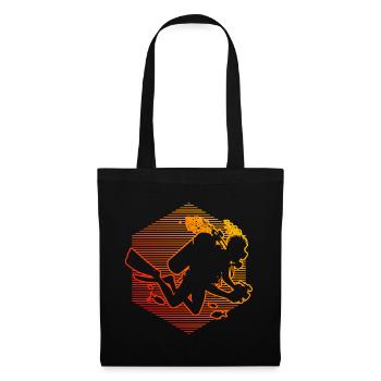 Scuba Diving Women's Scuba Diving Diver - Tote Bag - black - Front