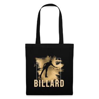 Billard - Stoffbeutel - Schwarz - Vorne