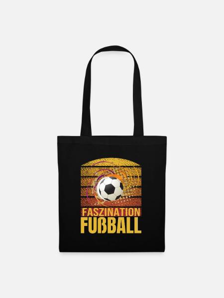 Faszination Fußball - Stoffbeutel - Schwarz