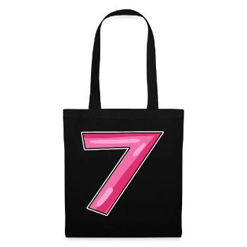 7 - Stoffbeutel - Schwarz - Vorne