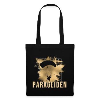 Paragliden - Stoffbeutel - Schwarz - Vorne