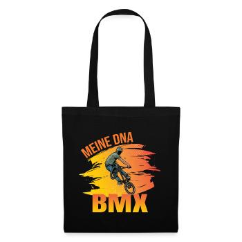 Meine DNA - BMX - Stoffbeutel - Schwarz - Vorne