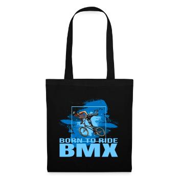 Born to Ride BMX - Stoffbeutel - Schwarz - Vorne