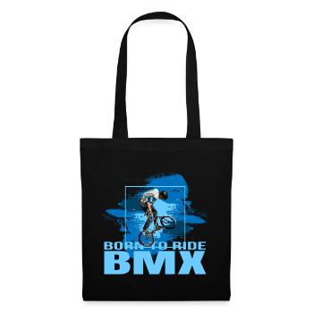Born to Ride BMX - Stoffbeutel - Schwarz - Vorne