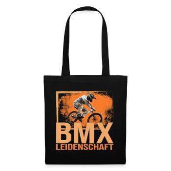 BMX Leidenschaft - Stoffbeutel - Schwarz - Vorne