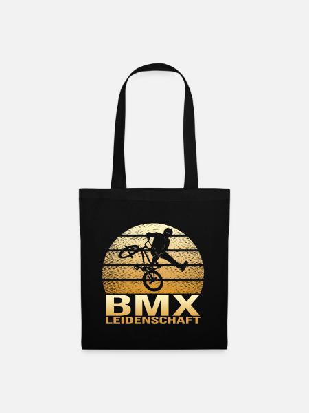 BMX Leidenschaft - Stoffbeutel - Schwarz