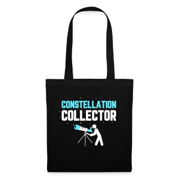 Constellation Collector Stargazer Telescope Astron - Stoffbeutel - Schwarz - Vorne