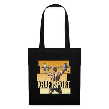 Kraftsport - Stoffbeutel - Schwarz - Vorne