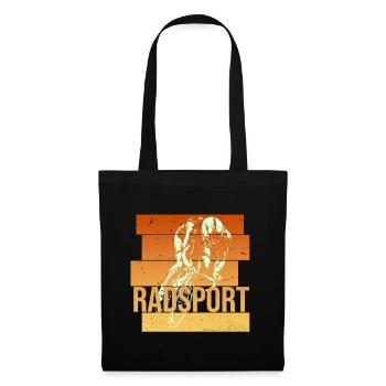Radsport - Stoffbeutel - Schwarz - Vorne