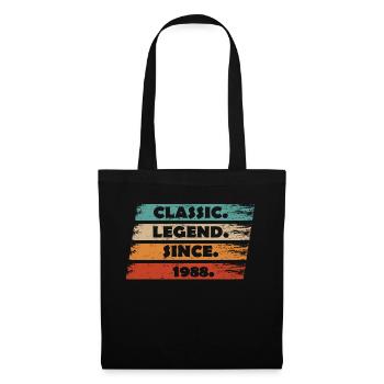 36th Anniversary 1988 - Legend Since Vintage RET - Tote Bag - black - Front