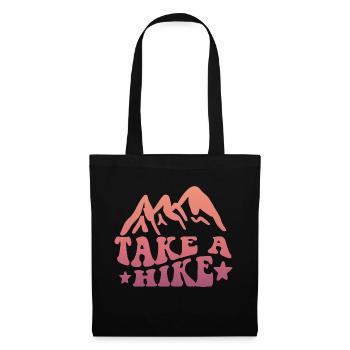 Take A Hike Camping - Stoffbeutel - Schwarz - Vorne