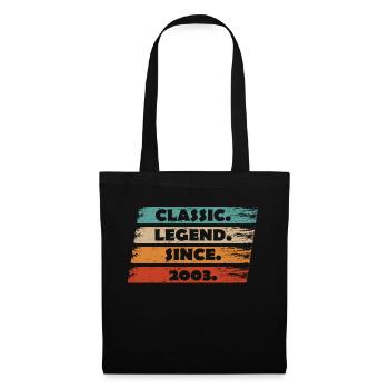 21e anniversaire 2003 - Légende depuis vintage ret - Sac en tissu - noir - Devant