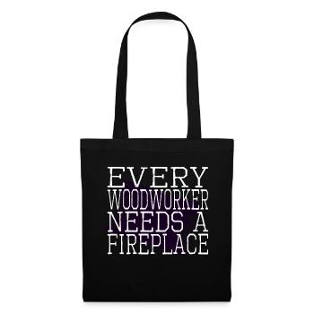 Axes Funny Carpenter Cabinetmaker Lumber - Tote Bag - black - Front
