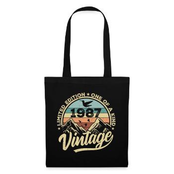 Original Vintage 1987 Birthday Gift 1987 - Tote Bag - black - Front