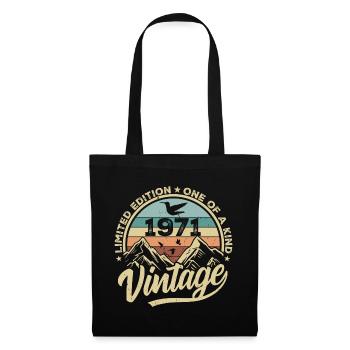 Original Vintage 1971 Cadeau d’anniversaire 1971 - Sac en tissu - noir - Devant