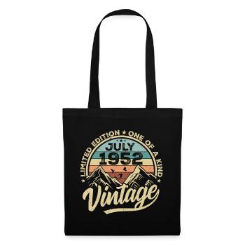 Born in July 1952 Born Birthday July 1952 - Tote Bag - black - Front