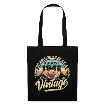 Birthday August 1942 Birthday Gift August - Tote Bag - black - Front