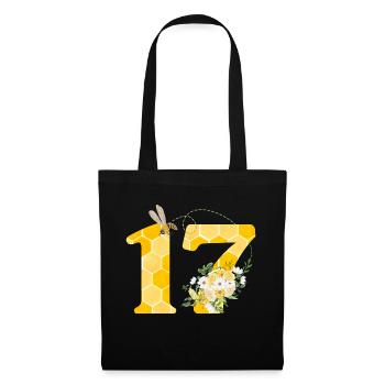 17th Anniversary Bee - Tote Bag - black - Front