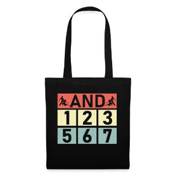 And 123 567 Salsa Dance Latin Music - Tote Bag - black - Front