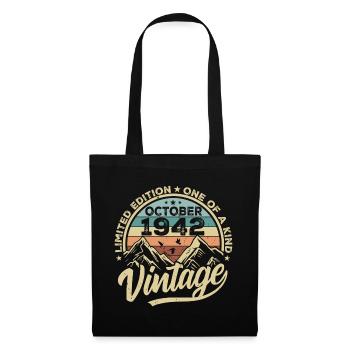 October 1942 Birthday 1942 Born October 1942 - Tote Bag - black - Front