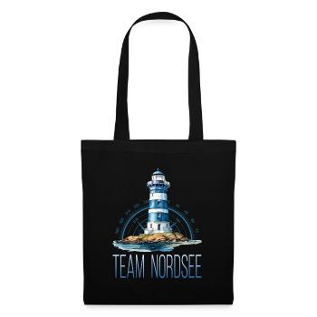 Team Nordsee - Stoffbeutel - Schwarz - Vorne