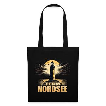 Team Nordsee - Stoffbeutel - Schwarz - Vorne