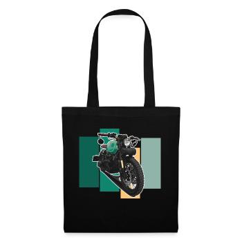 Bobber // Custom // Motorcycle - Tote Bag - black - Front