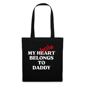 Funny gay slogan - Tote Bag - black - Front