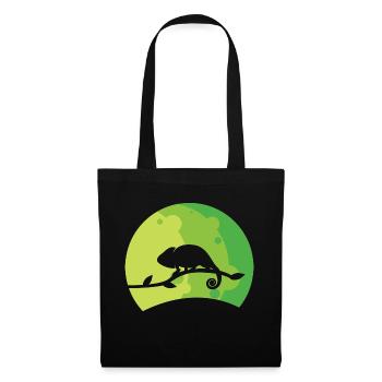 Caméléon - Sac en tissu - noir - Devant