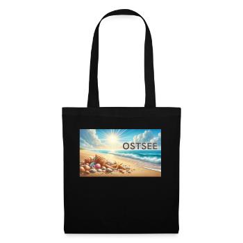 Ostsee - Stoffbeutel - Schwarz - Vorne