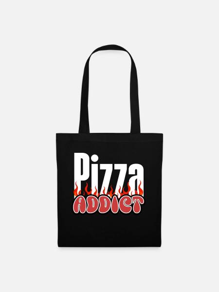 Pizza Addict - Stoffbeutel - Schwarz