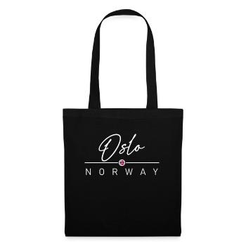 Norvège - Oslo - Norvège - Norvège - Sac en tissu - noir - Devant