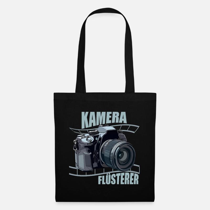Kamera Flüsterer - Stoffbeutel - Schwarz