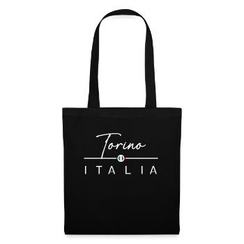 Italie - Turin - Turin - Italien - Italie - Sac en tissu - noir - Devant