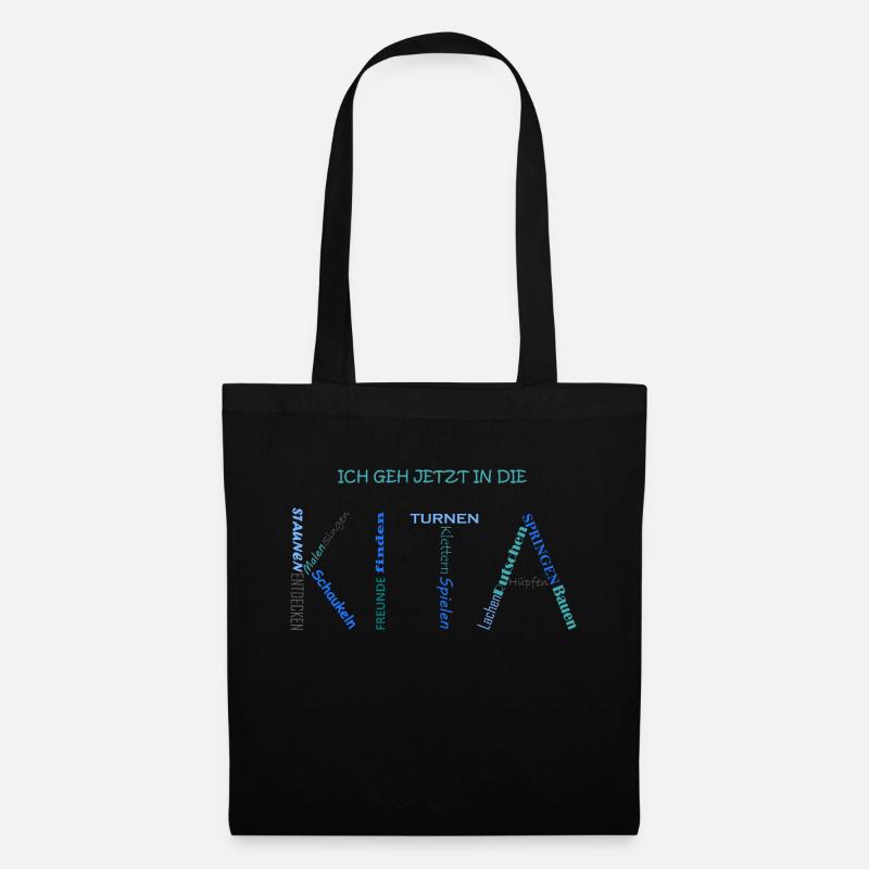 Kita2 - Stoffbeutel - Schwarz