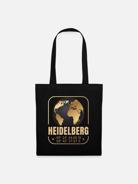 Heidelberg - Stoffbeutel - Schwarz