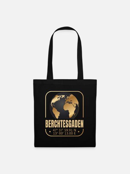 Berchtesgaden - Stoffbeutel - Schwarz