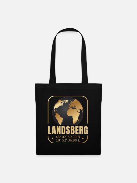 Landsberg - Stoffbeutel - Schwarz