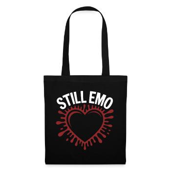 Toujours emo ! Esthétique alternative gothique emo - Sac en tissu - noir - Devant