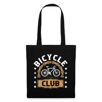 Cyclist Mountain Bike Bicycle - Tote Bag - black - Front