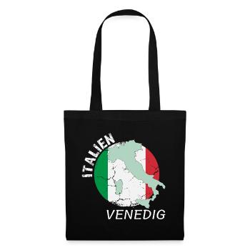 Venise - Sac en tissu - noir - Devant