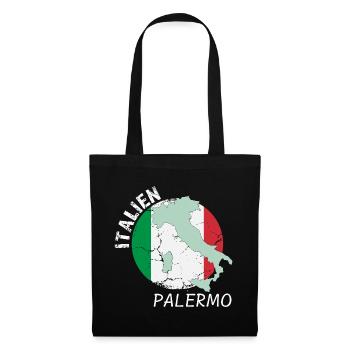 Palermo - Stoffbeutel - Schwarz - Vorne