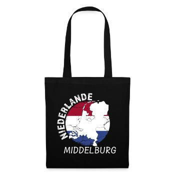 Middelburg - Stoffbeutel - Schwarz - Vorne