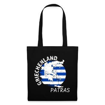 Patras - Sac en tissu - noir - Devant