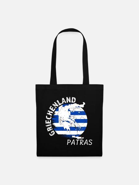 Patras - Stoffbeutel - Schwarz