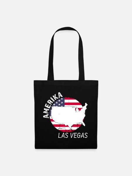 Las Vegas - Stoffbeutel - Schwarz