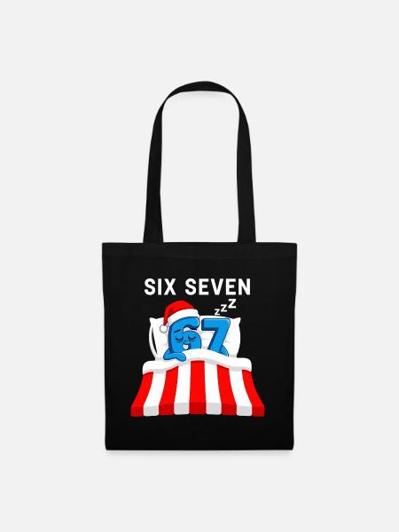Italian 67 Meme Pyjama Lustiges Geschenk - Stoffbeutel - Schwarz