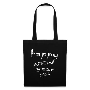 Happy New Year 2026 - Sac en tissu - noir - Devant